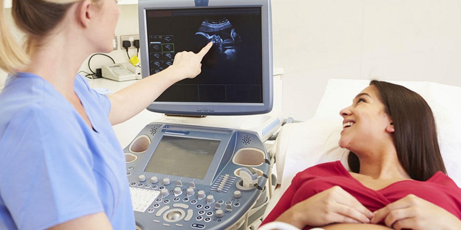 TIFFA scan showing detailed fetal anatomy assessment